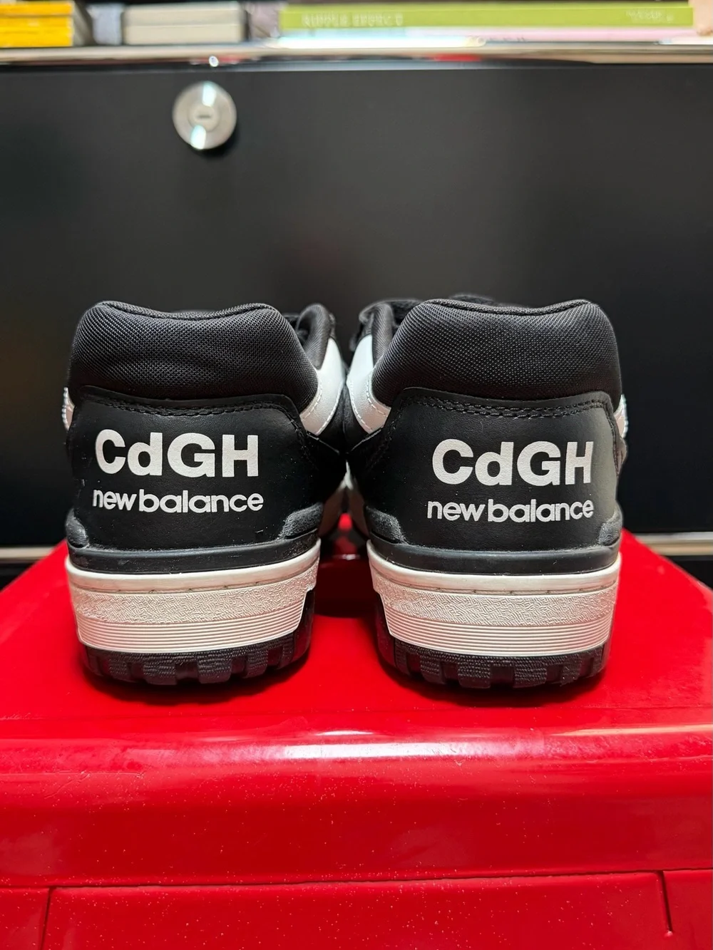 Comme des Garçons x New Balance 550 Men’s Sneakers in Black/White